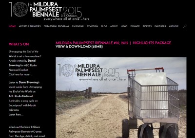 Mildura Palimpsest Biennale